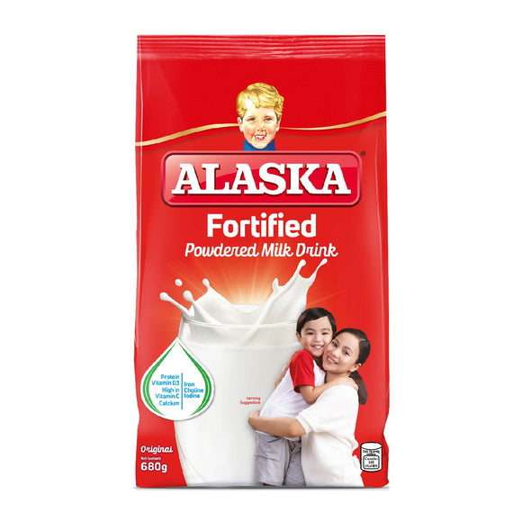 Alaska Fortified Powdered Milk Drink 680g