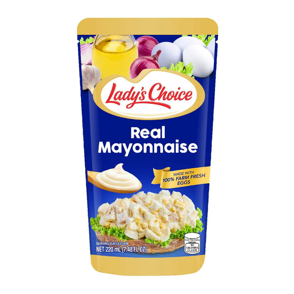 Ladys Choice Real Mayonnaise Pouch 220ml