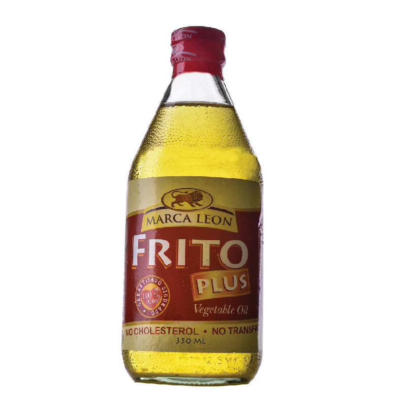 Marca Leon Frito Plus Vegetable Oil Glass Bottle 350ml