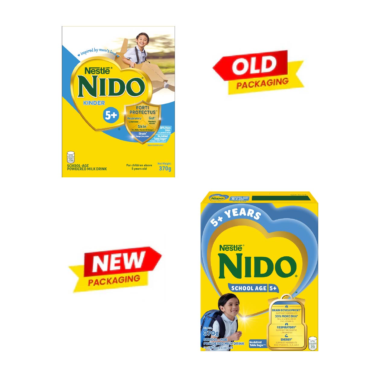 Nido School-Age 5+ Powdered Milk Drink 5+ years old 370g
