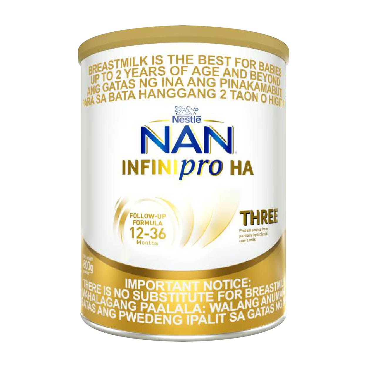Nan Infinipro HA Three Follow-up Formula 12-36 months 800g