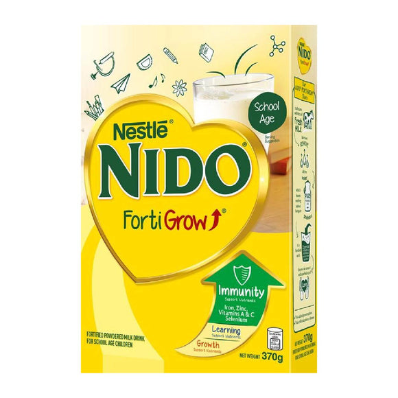 Nido Fortigrow Fortified Powdered Milk Drink School Age 370g