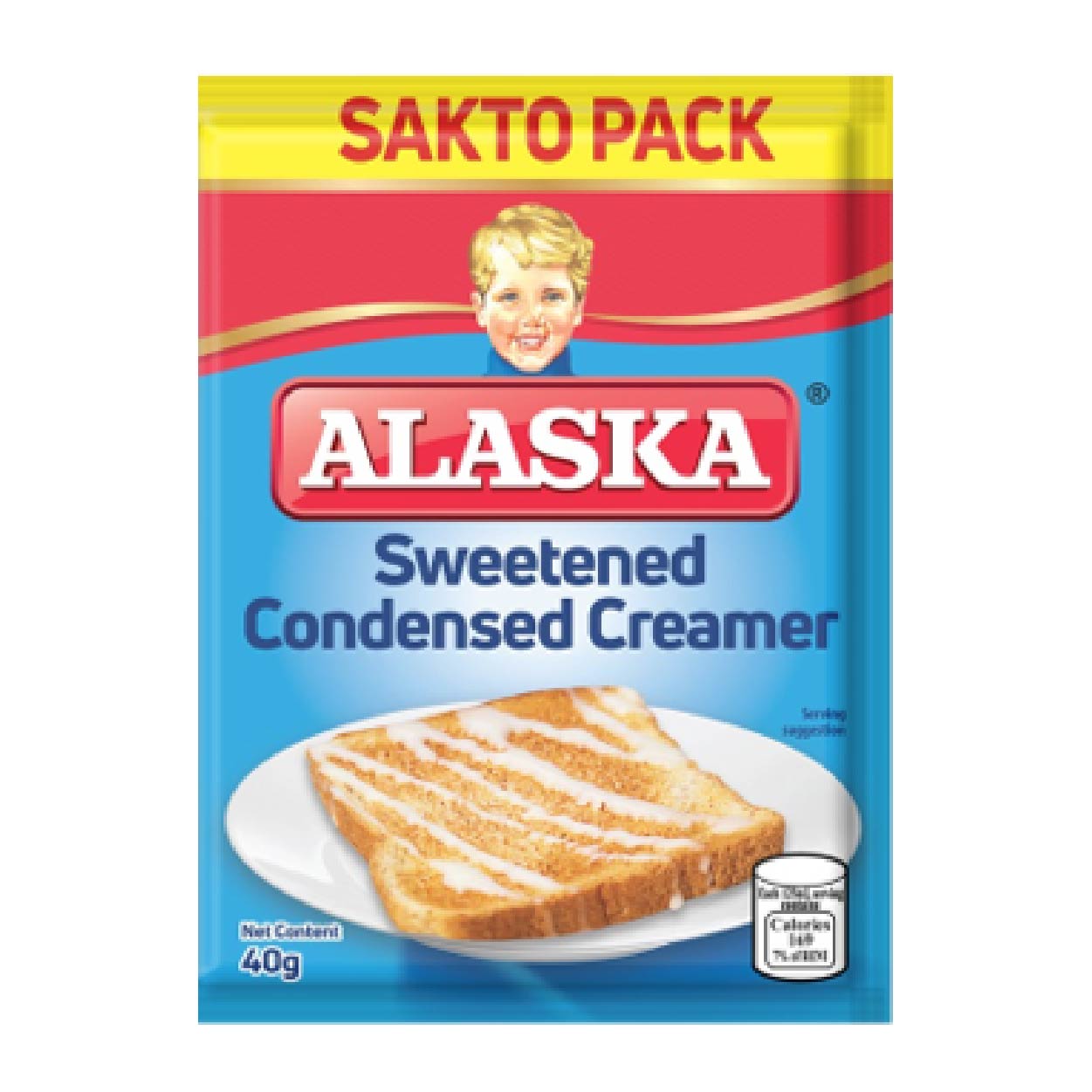 Alaska Sweetened Condensed Creamer Sakto Pack 40g
