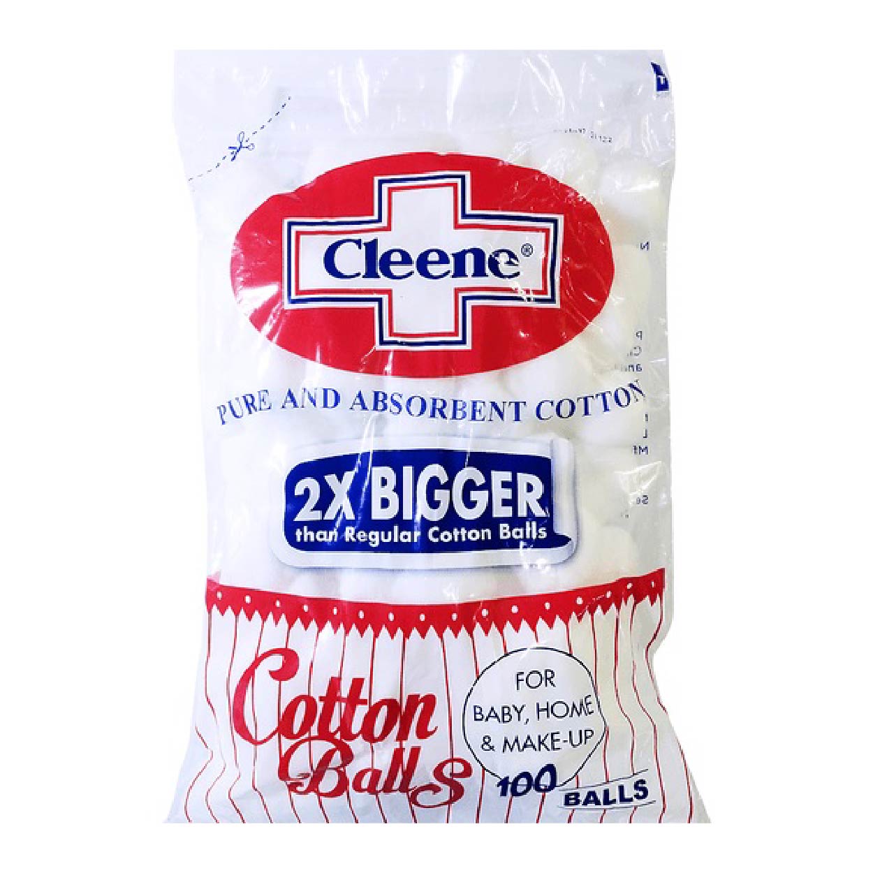 Cleene Cotton Balls 2X Bigger 100s