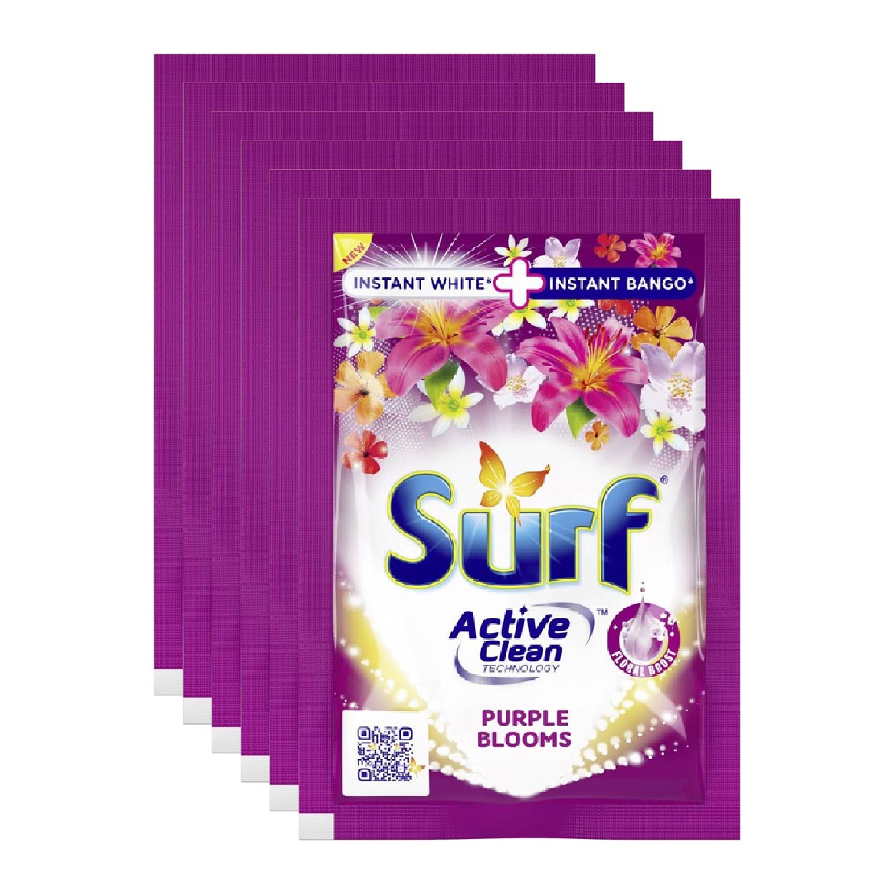 Surf Powder Detergent Purple Blooms 6x65g