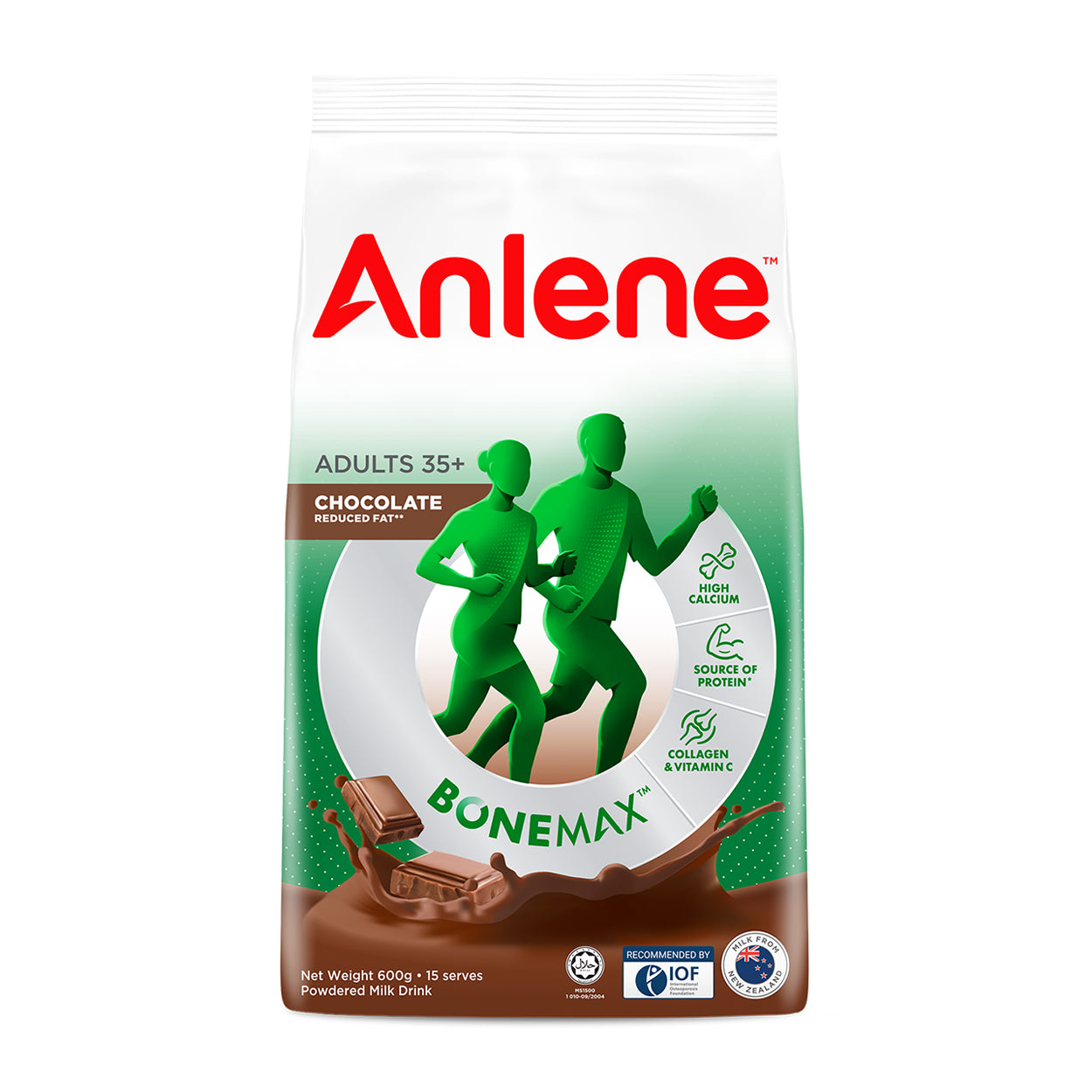 Anlene Bonemax Adults 35+ Powdered Milk Drink Chocolate 600g