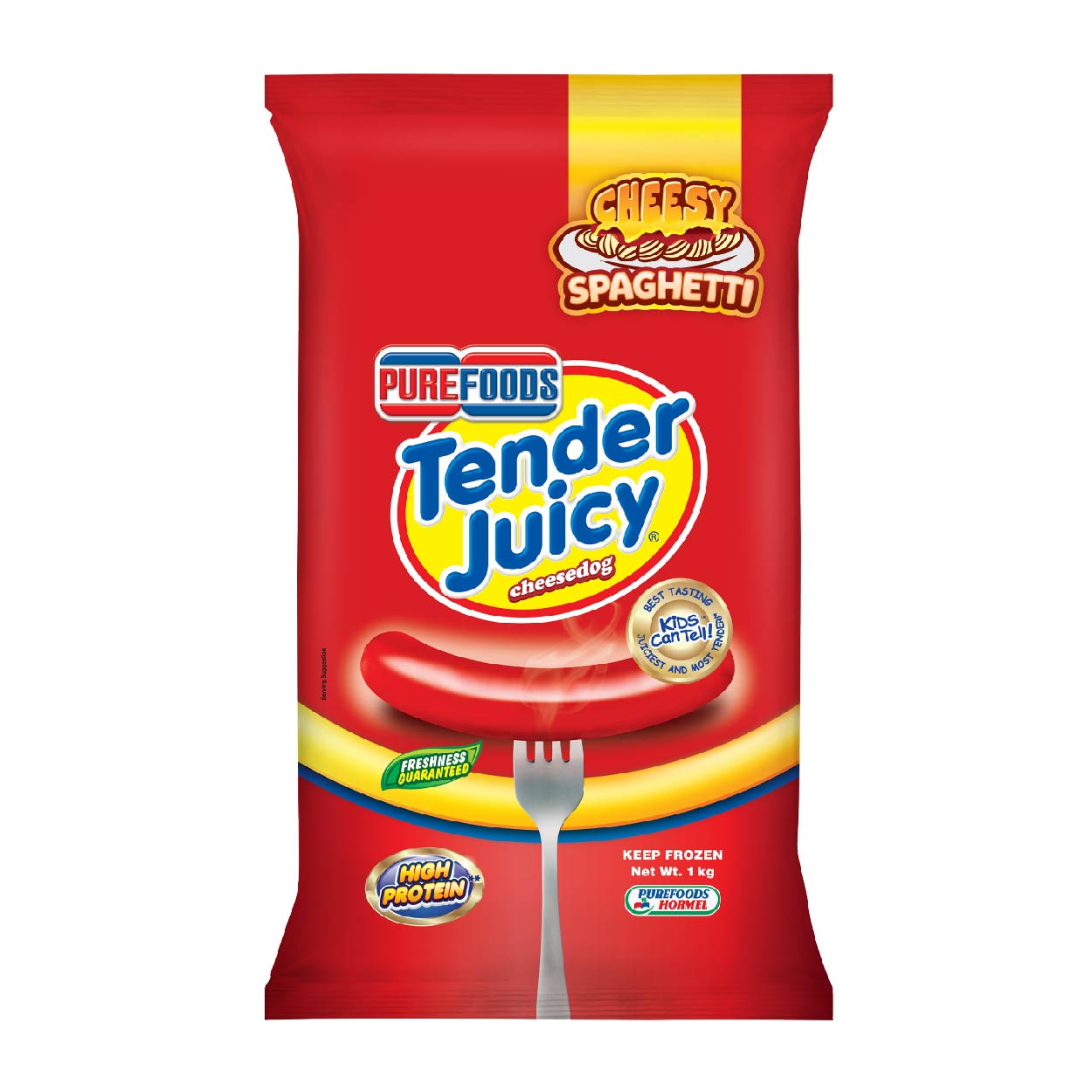 Purefoods Tender Juicy Cheesedog Cheesy Spaghetti 1kg