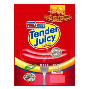 Purefoods Tender Juicy Hotdog Cheeseballs 1kg