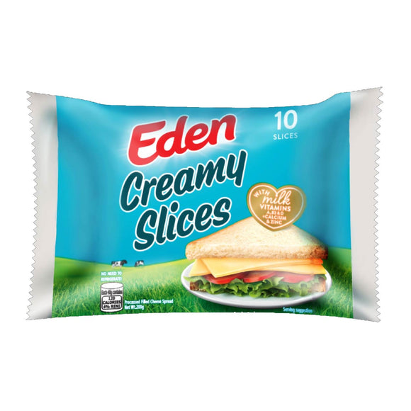 Eden Cheese Creamy Slices 10s 200g