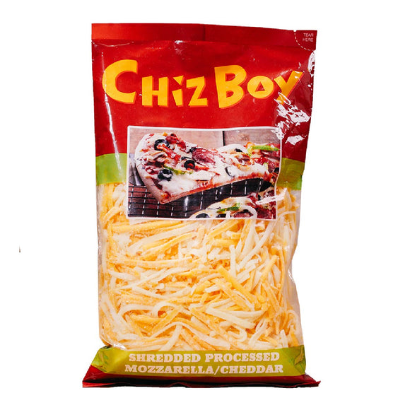 Chizboy Shredded Mozzarella and Cheddar Cheese 350g