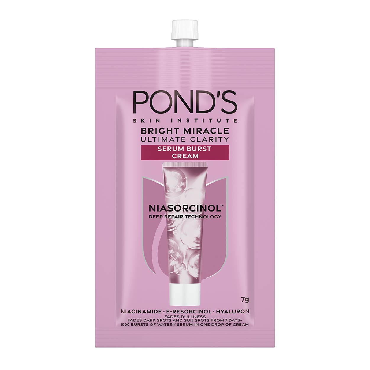 Pond's Bright Miracle Serum Burst Cream Niasorcinol 7g