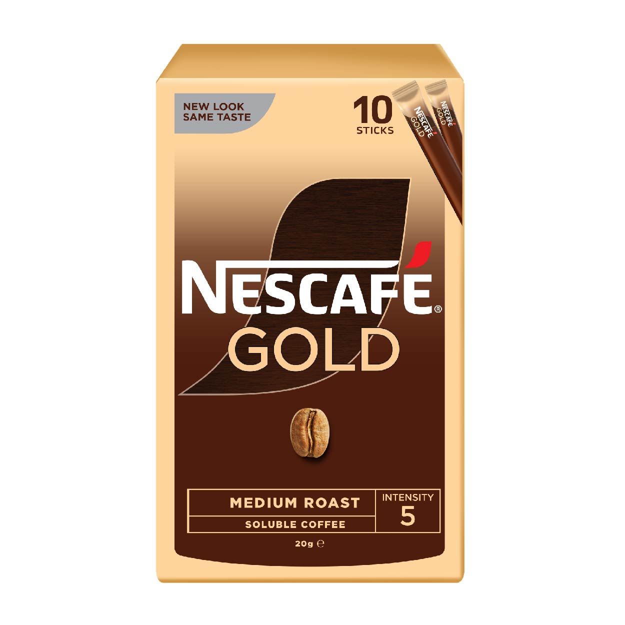 Nescafe Gold Medium Roast Soluble Coffee 10x2g