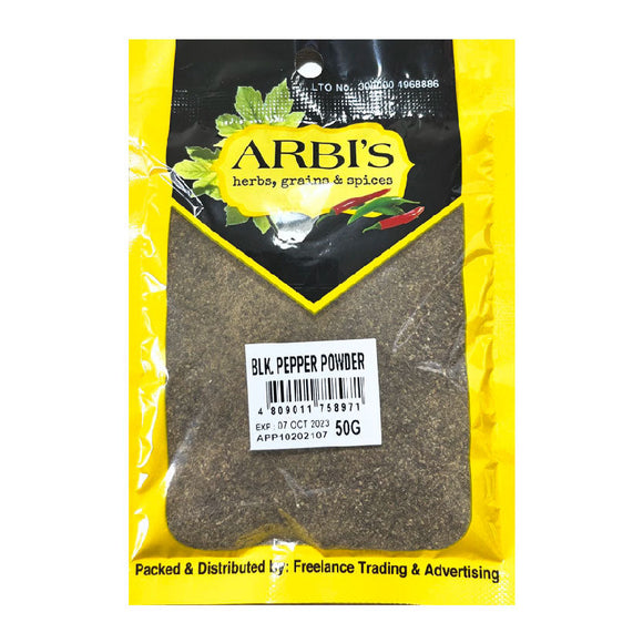 Arbi's Black Pepper Powder 50g