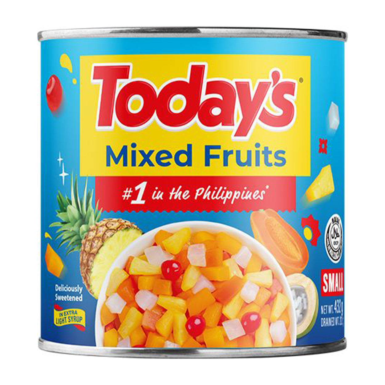 Today's Mixed Fruit Cocktail in Extra Light Syrup 1.5 432g