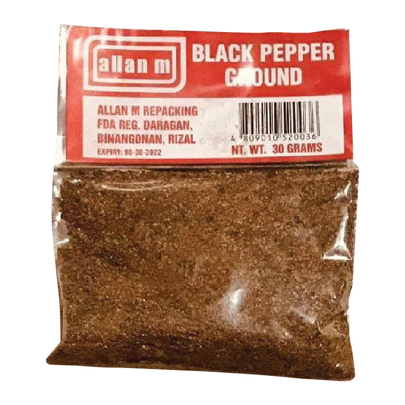 Allan M Black Pepper Ground 30g