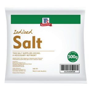 McCormick Iodized Salt Bag 500g