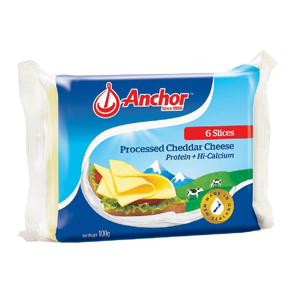 Anchor Processed Cheddar Cheese Singles100g