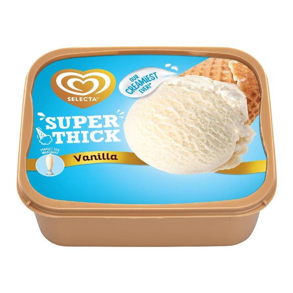 Selecta Super Thick Vanilla Ice Cream 1.3L