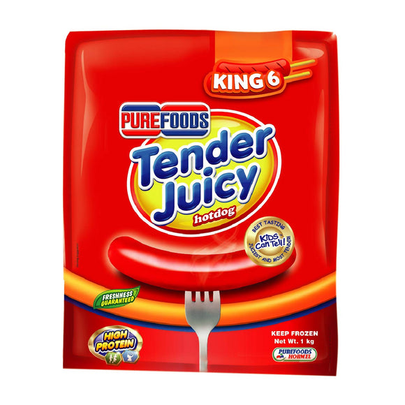 Purefoods Tender Juicy Hotdog King 6 1kg