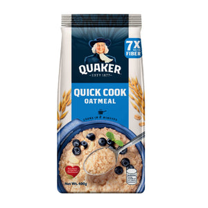 Quaker Quick Cook Oatmeal Foil 400g