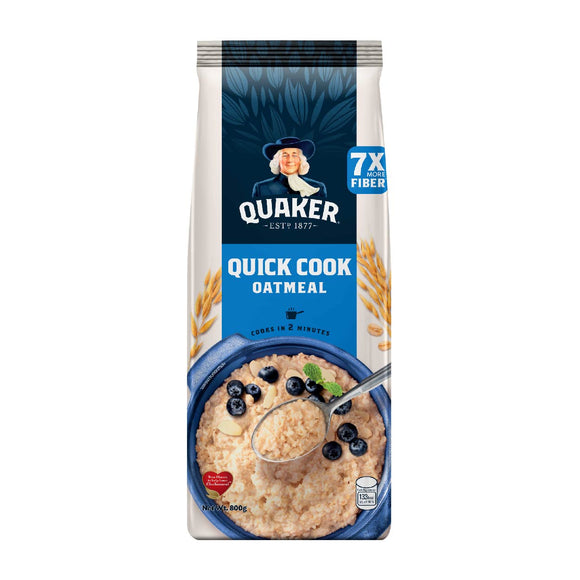 Quaker Quick Cook Oatmeal Foil 800g