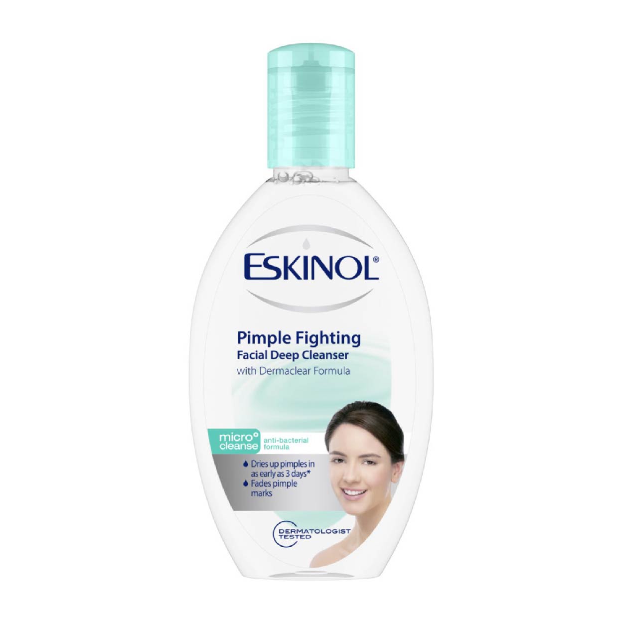 Eskinol Pimple Fighting Facial Deep Cleanser Dermaclear 75ml
