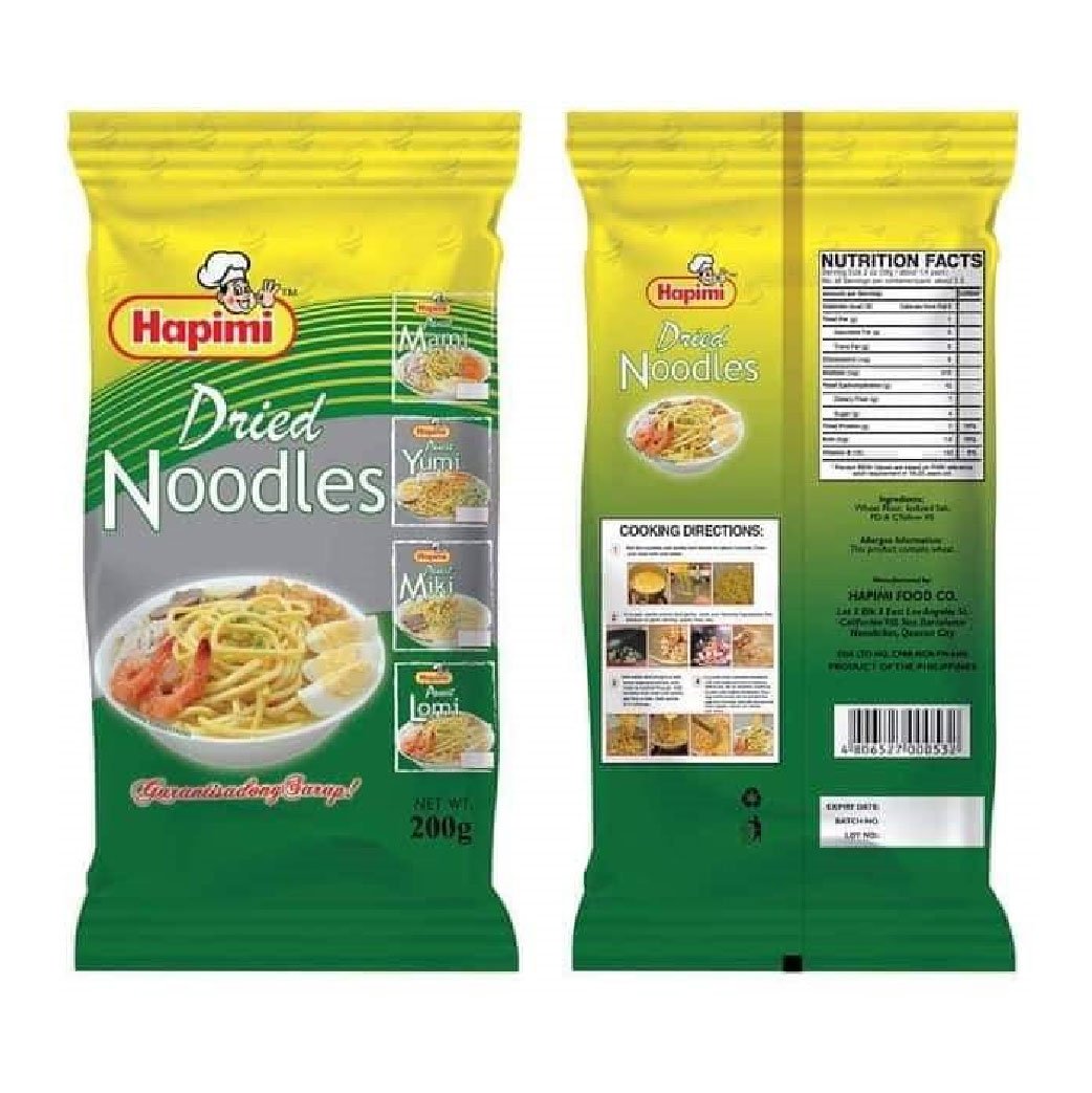 Hapimi Dried Noodles 200g